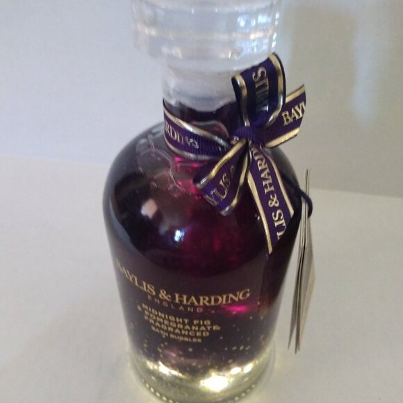 Baylis & Harding England Luxury Midnight Fig & Pomegrante Bath Bubbles 500ml - Picture 1 of 4